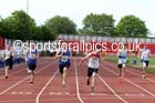 Under-15 boys 100 metres at the North Eastern Championships, Gateshead International Stadium.  Photos: David T. Hewitson/Sports for All Pics